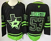 Men's Dallas Stars #53 Wyatt Johnston Black Alternate Authentic Jersey,baseball caps,new era cap wholesale,wholesale hats